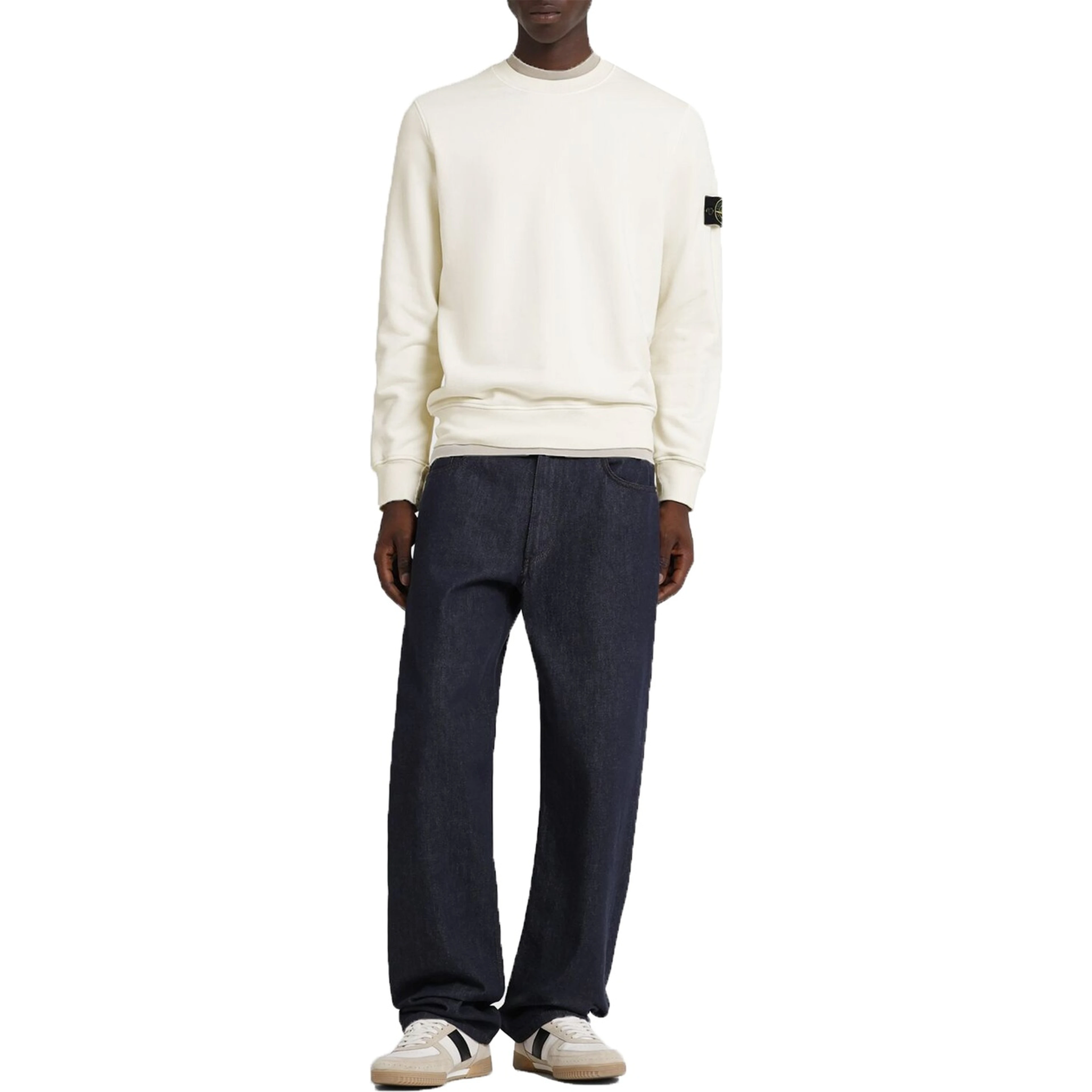 Stone Island Sweaters White