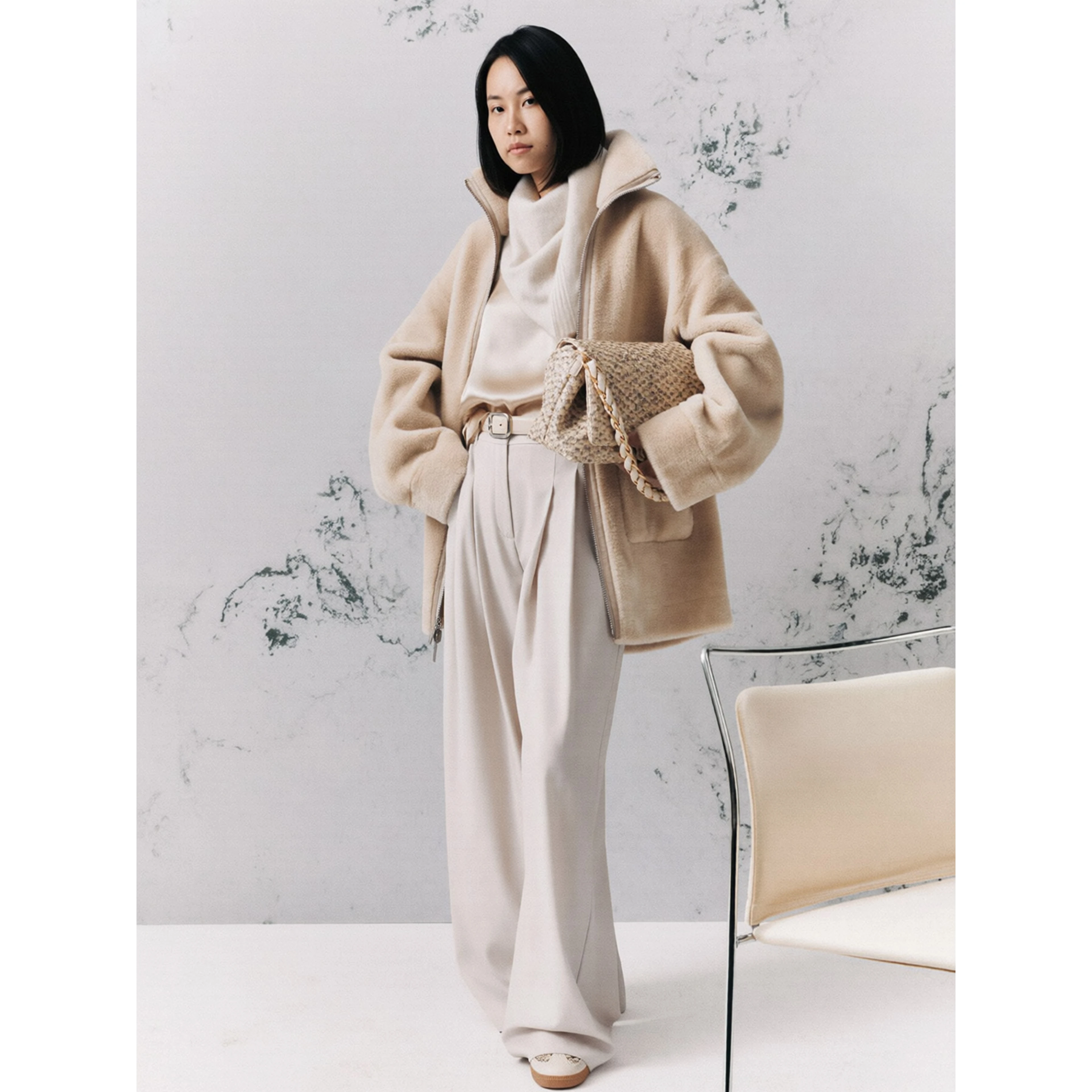 MARELLA MLLGIOVANE fur coat