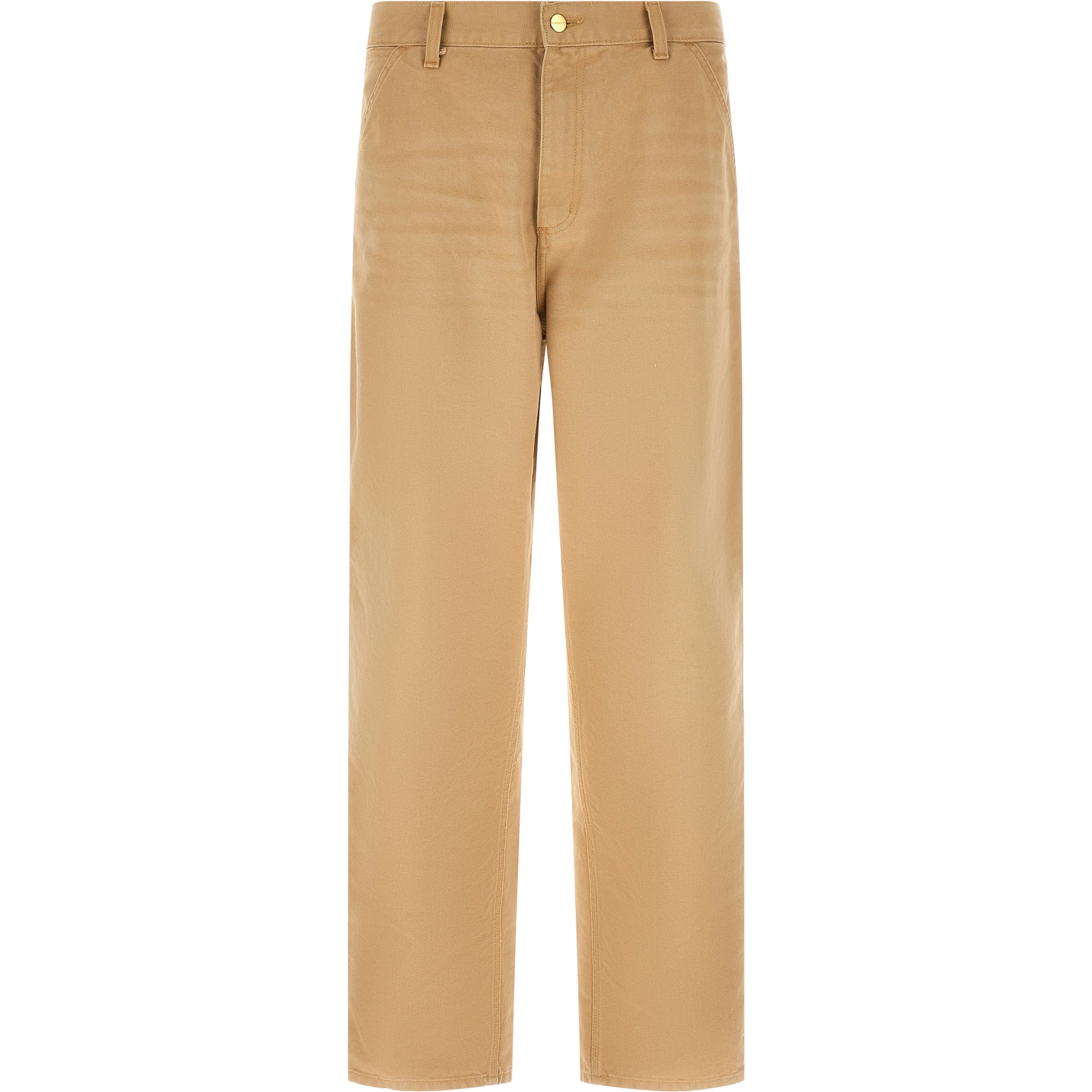 Brown Organic Cotton Casual Pants