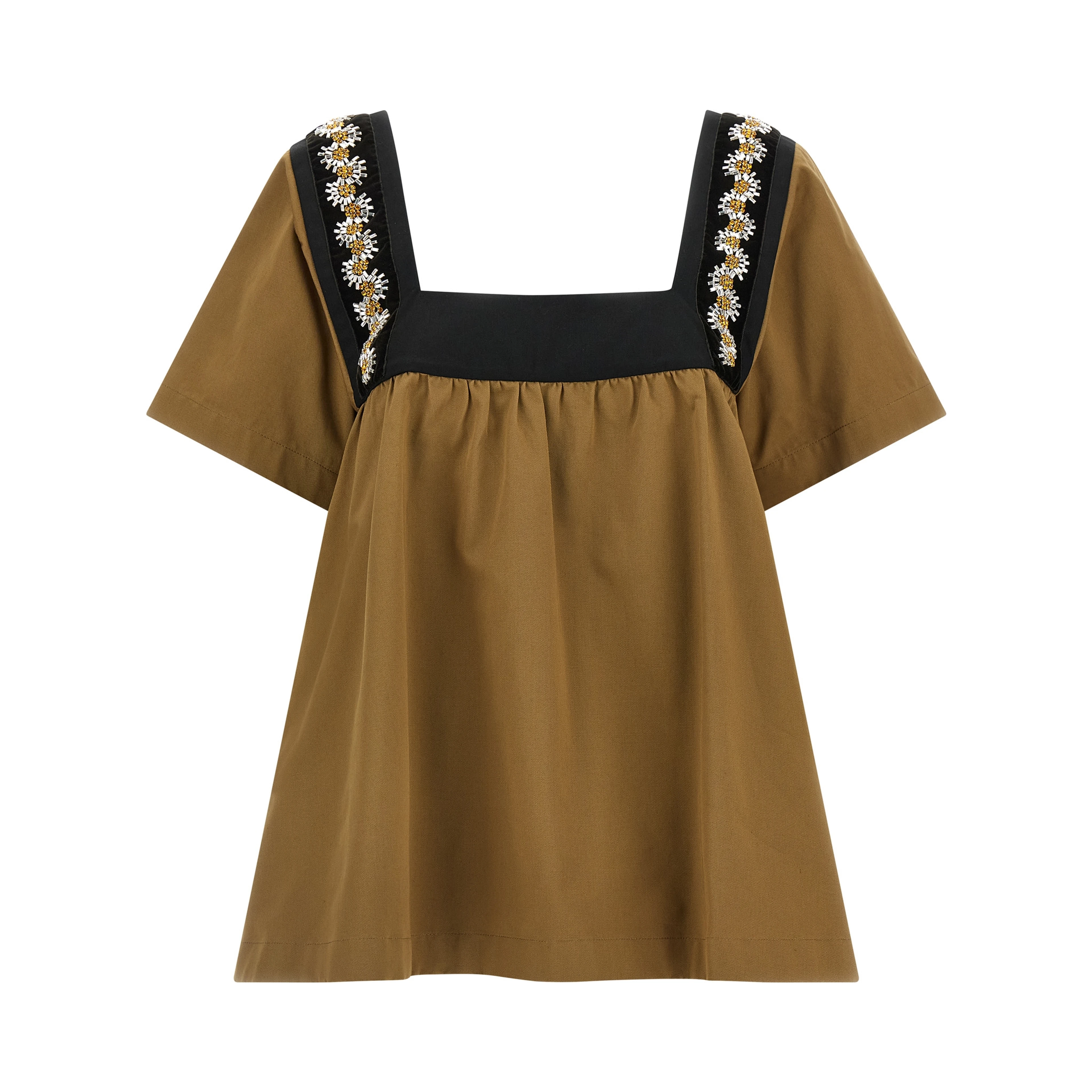 Beige Cotton Blouse