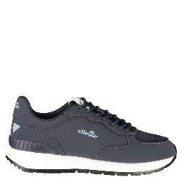 Blue Polyester Men's Sneaker