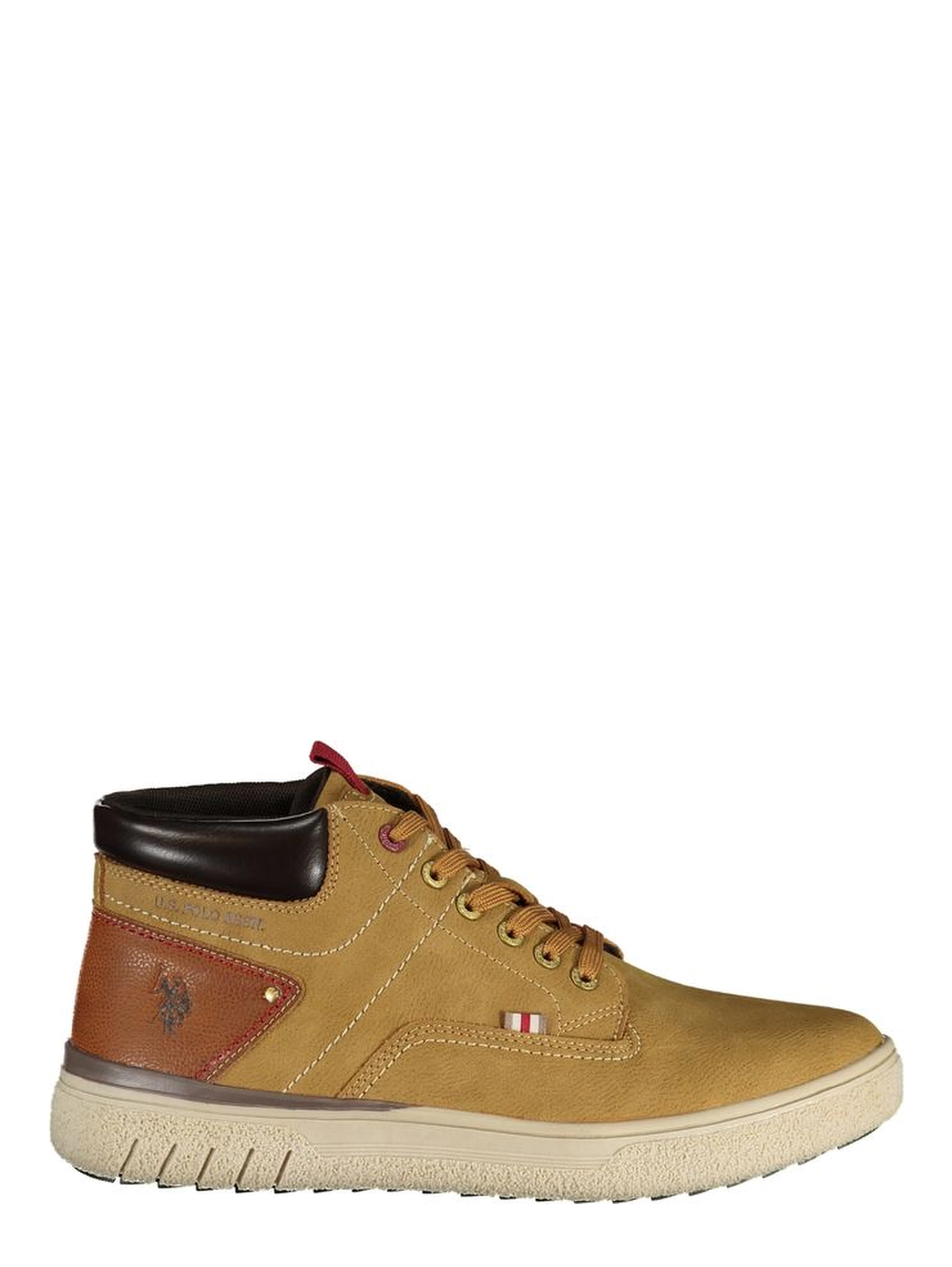 Brown Polyurethane Men's Sneaker