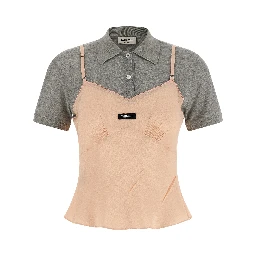 Multicolor Silk Shortsleeve Shirt