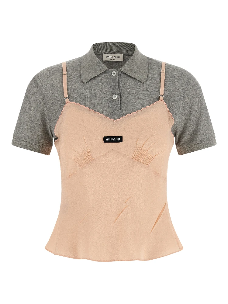 Multicolor Silk Shortsleeve Shirt