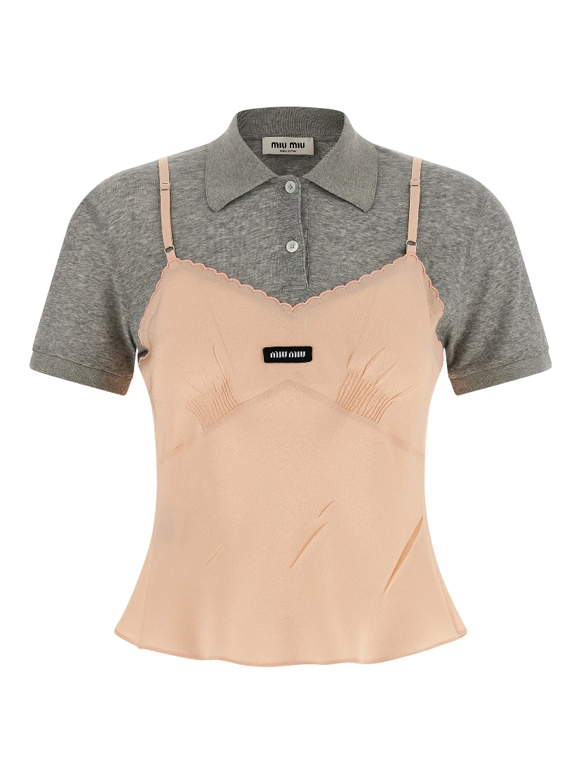Multicolor Silk Shortsleeve Shirt