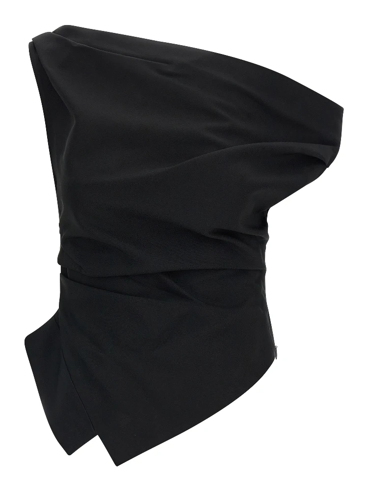 Black Viscose Tank Tops