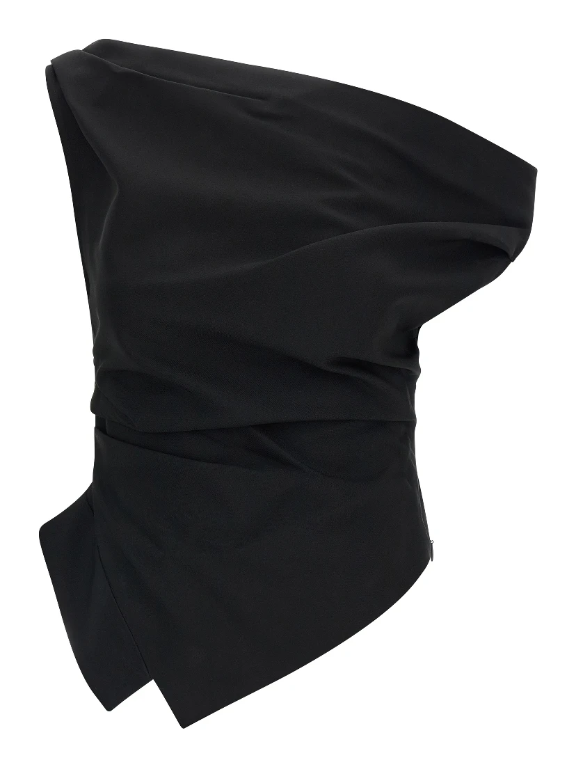 Black Viscose Tank Tops