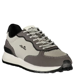 Gray Polyester Men's Sneaker
