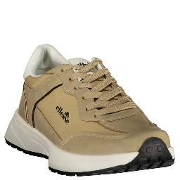 Beige Polyurethane Mens Sneaker