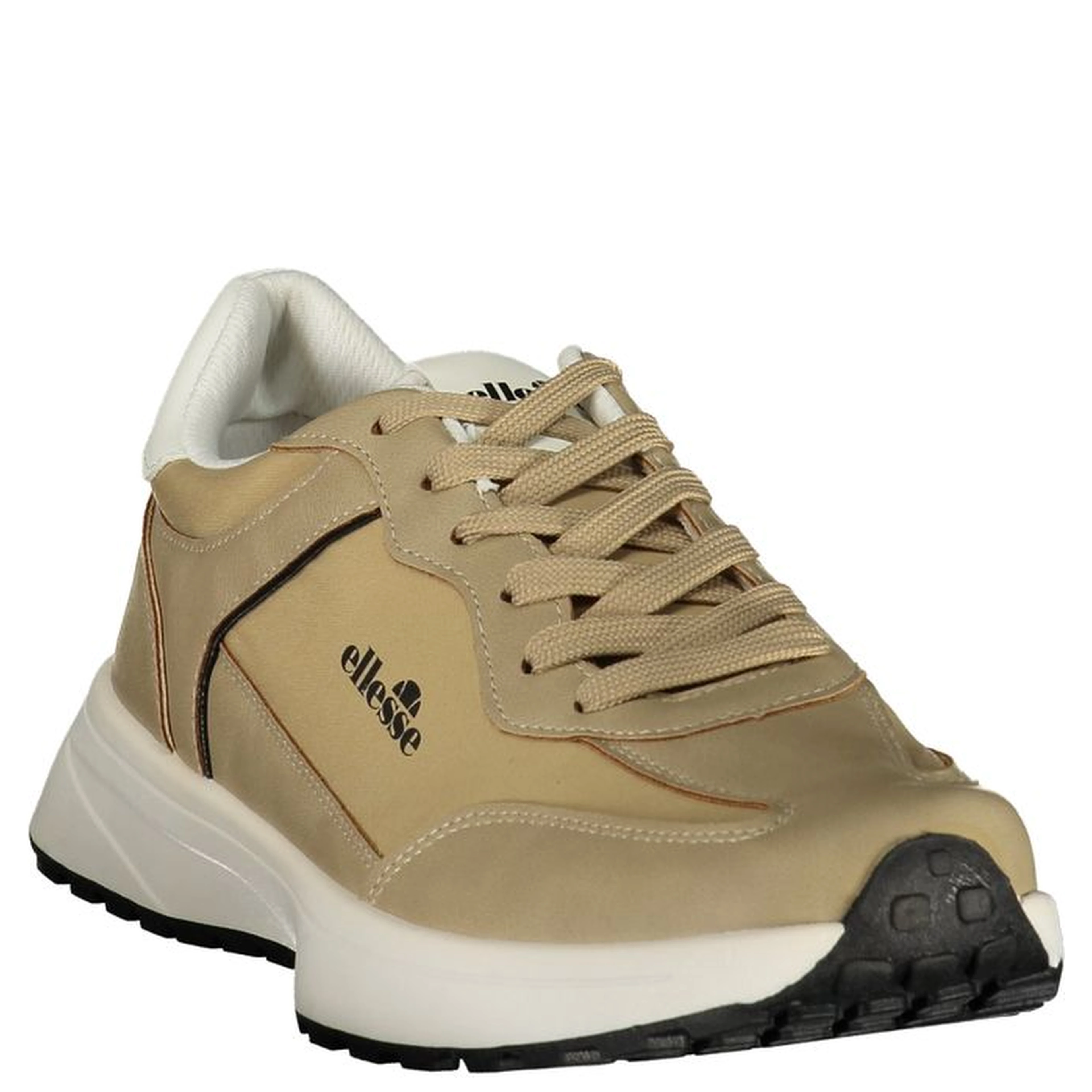 Beige Polyurethane Mens Sneaker