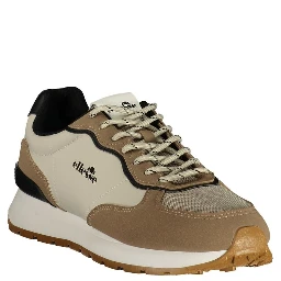 Beige Fabric Men's Sneaker