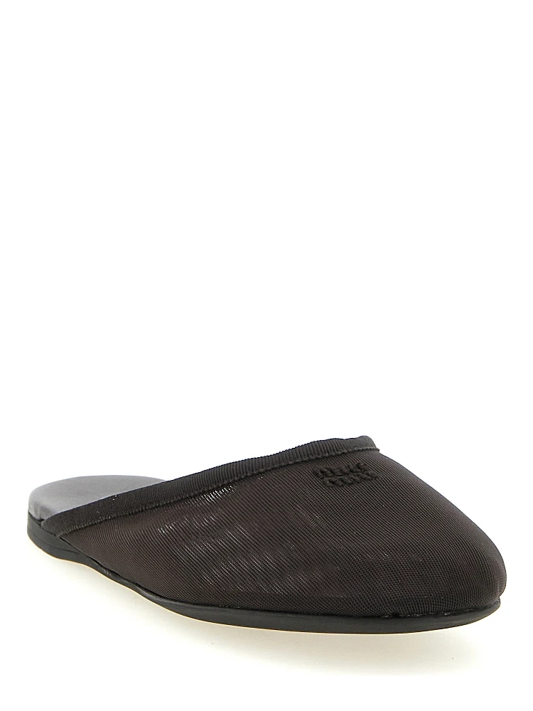 Black Recycled Polyester Flats alternative