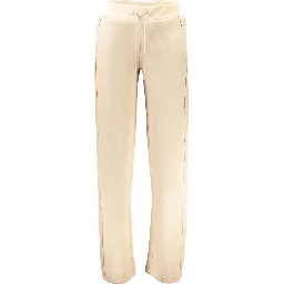 Beige Lyocell Womens Trousers
