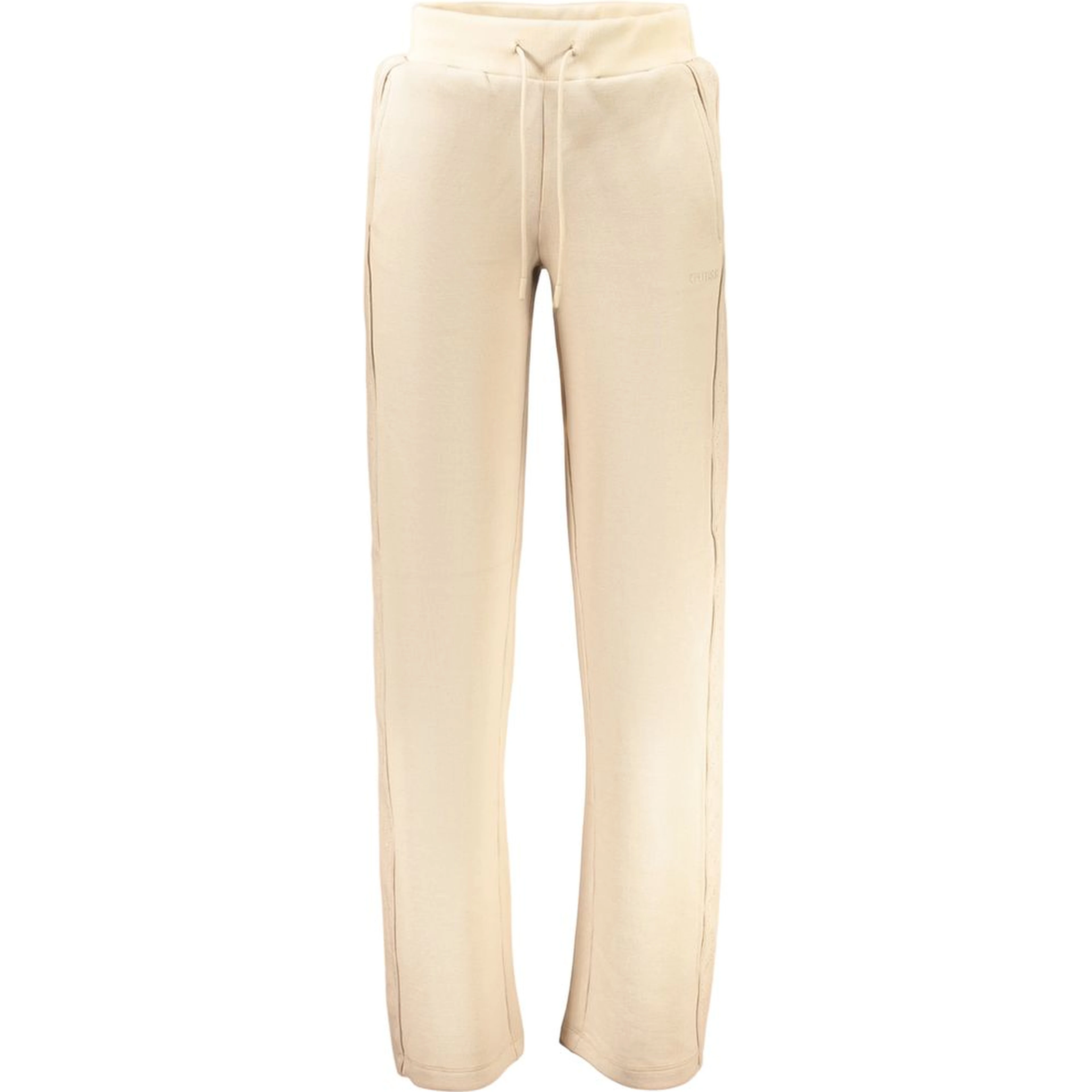 Beige Lyocell Womens Trousers