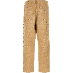 Brown Organic Cotton Casual Pants
