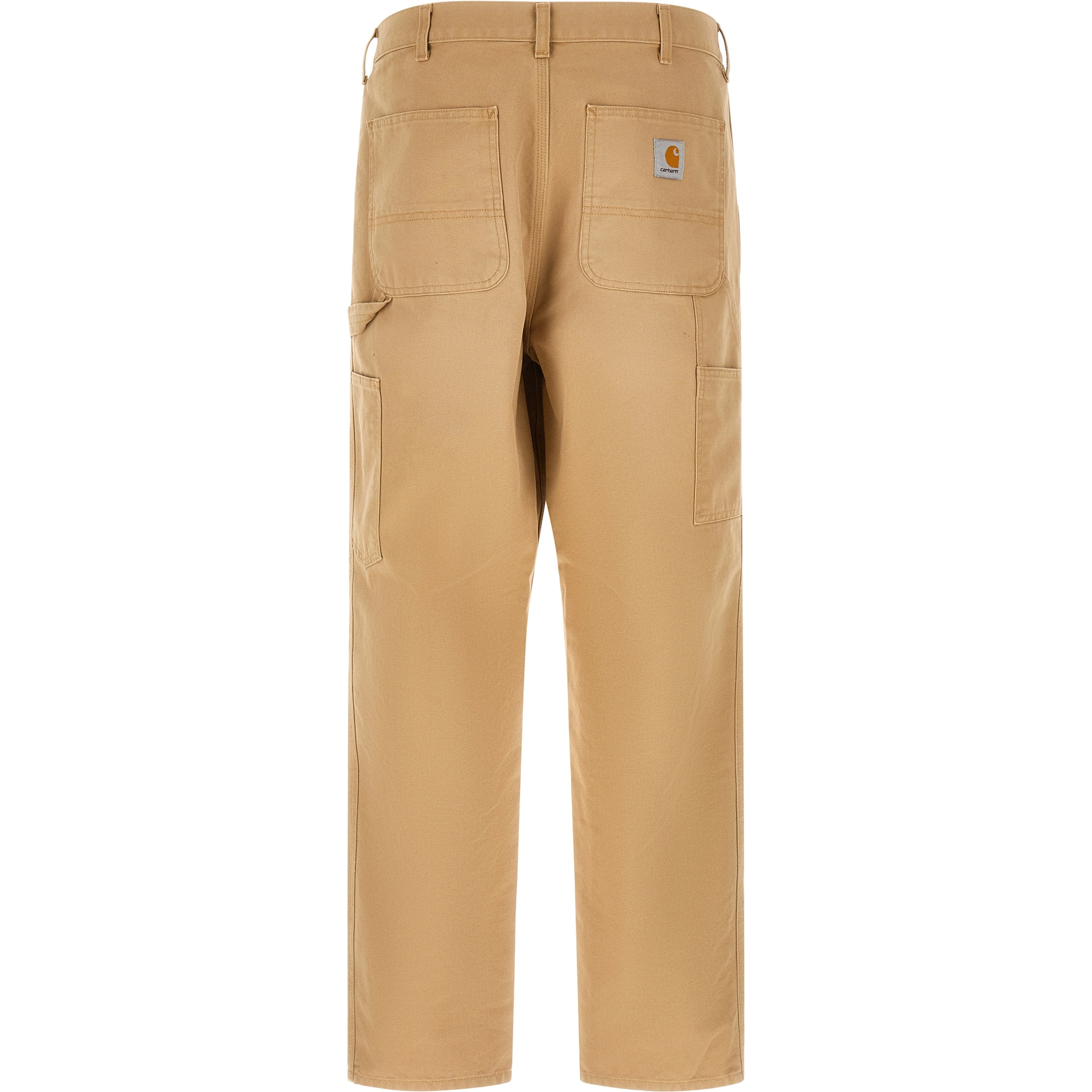 Brown Organic Cotton Casual Pants