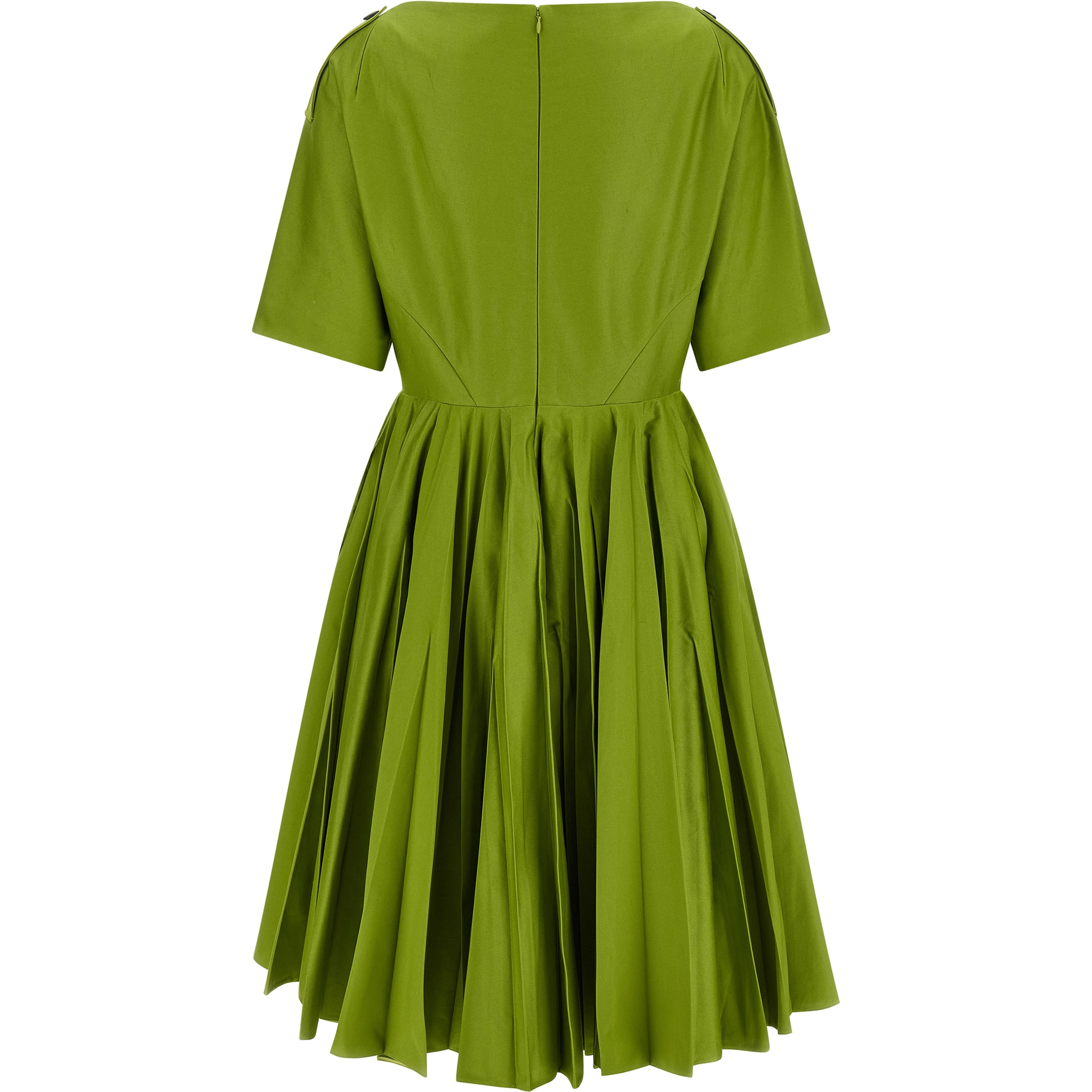 Bicolor Cotton Casual Dress