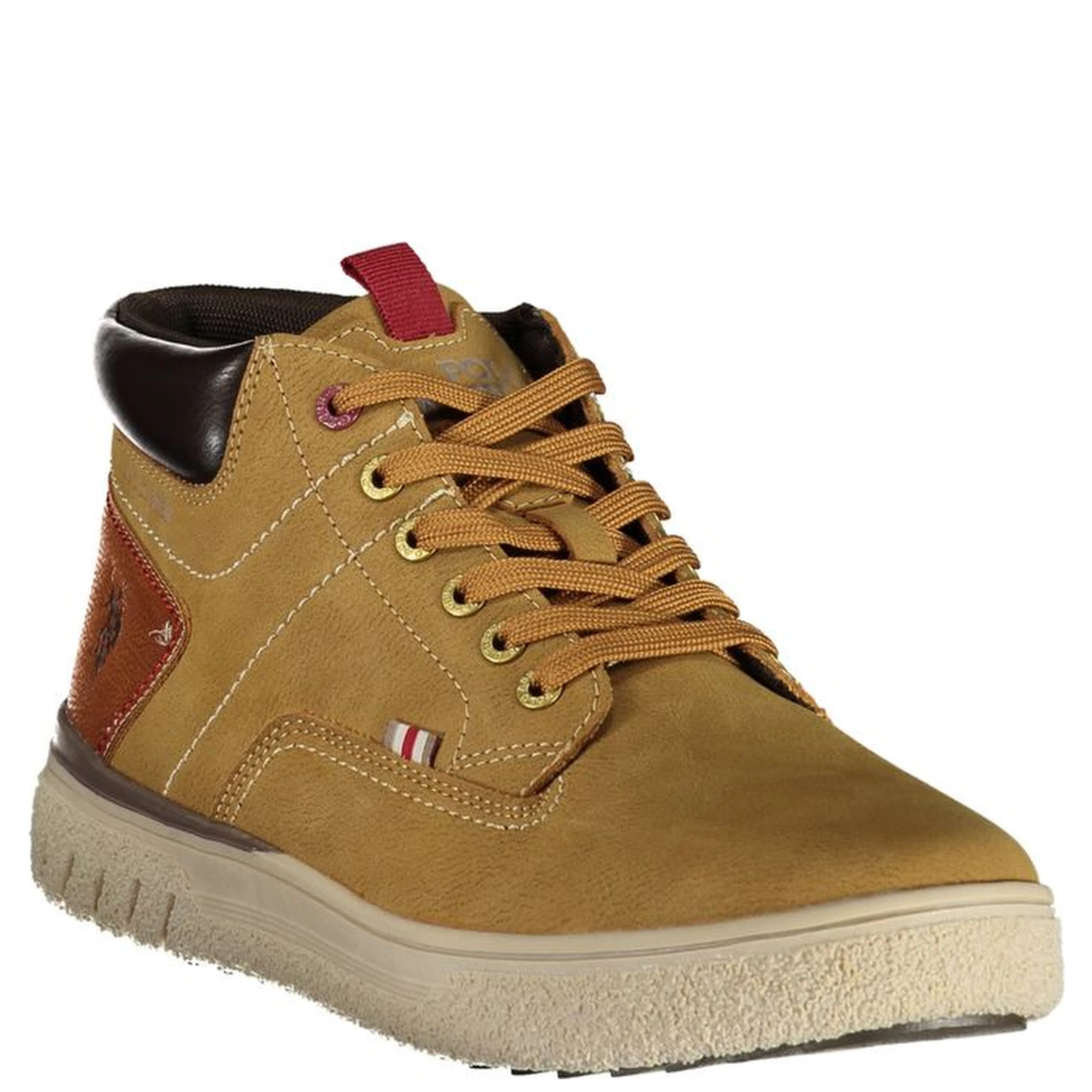 Brown Polyurethane Men's Sneaker