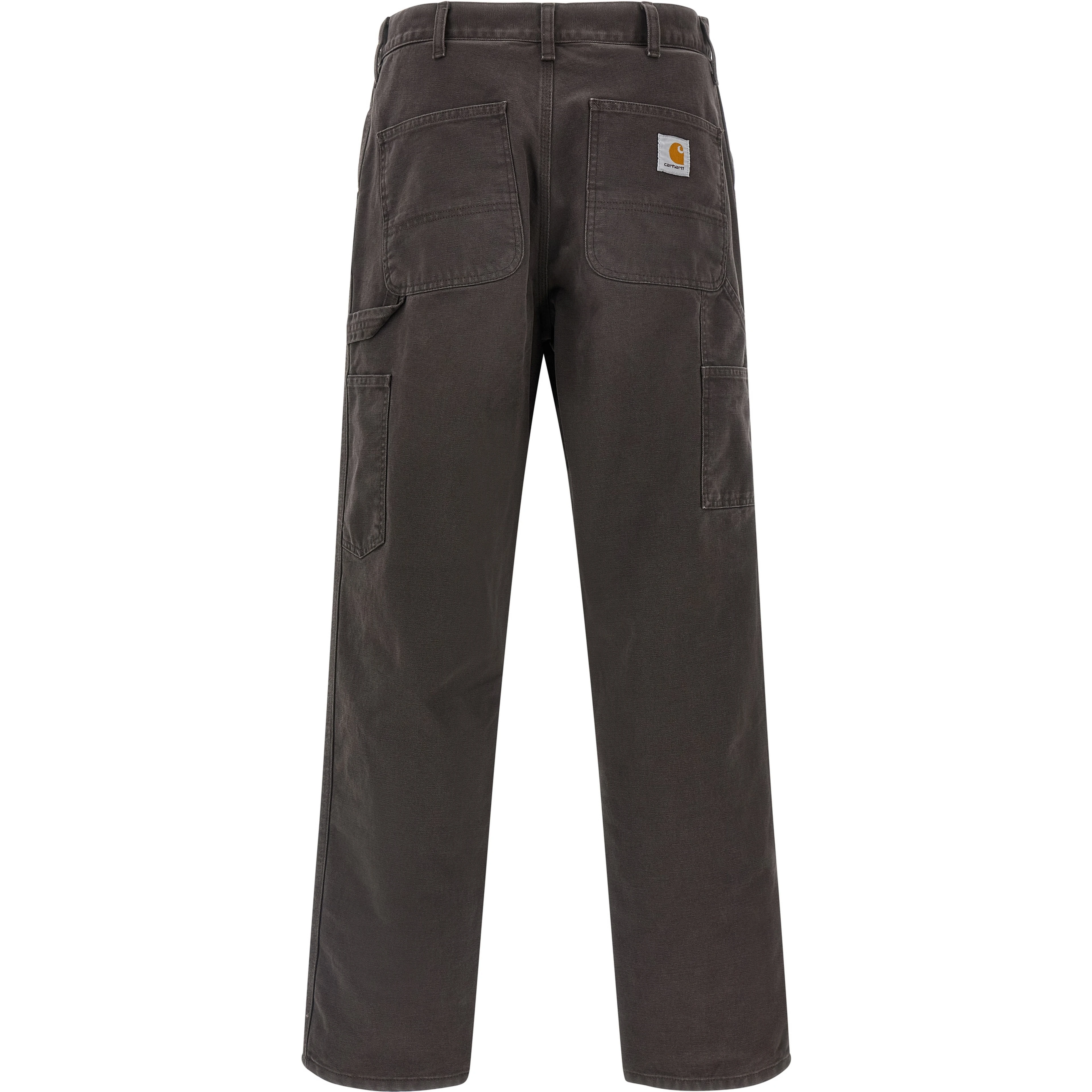 Brown Organic Cotton Casual Pants