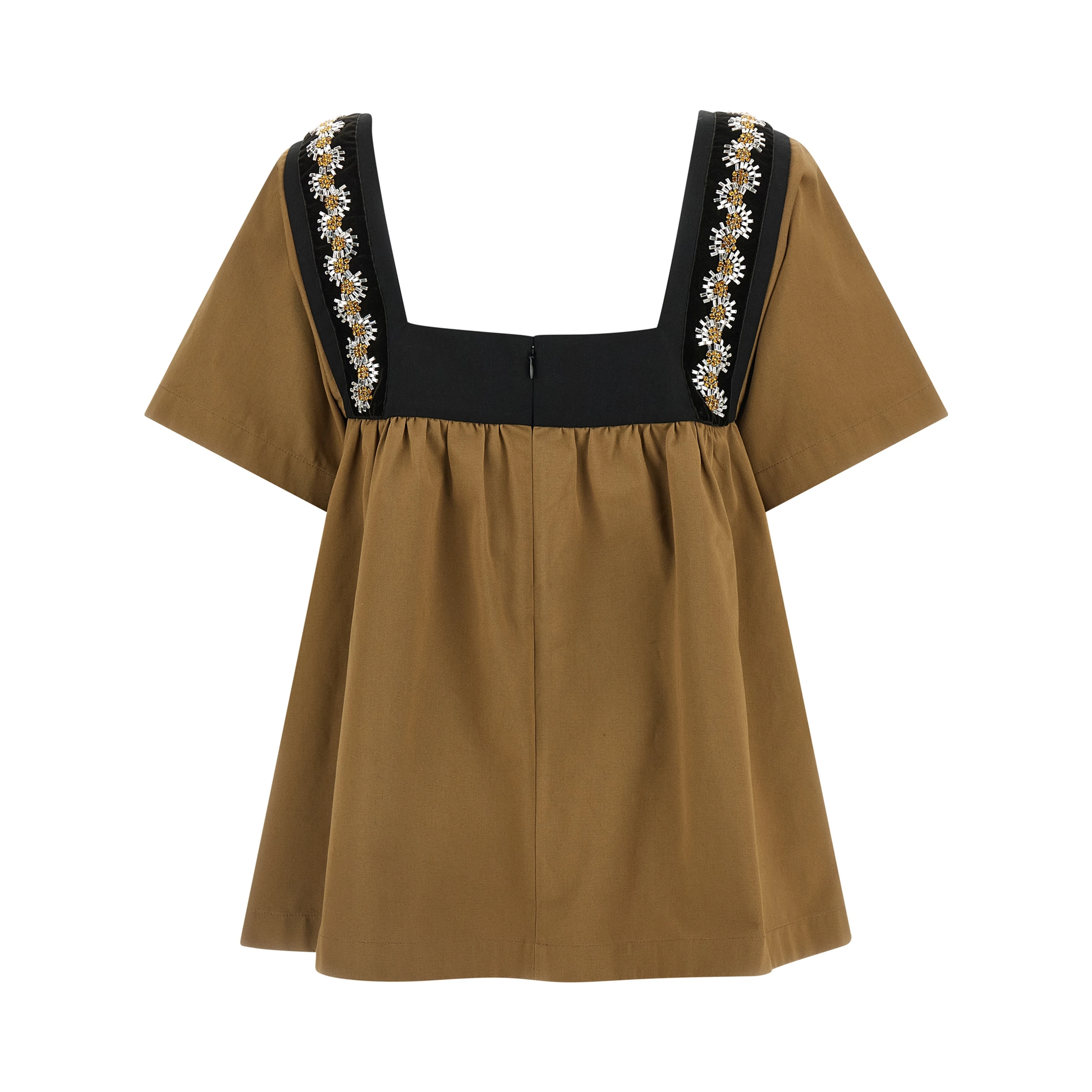 Beige Cotton Blouse