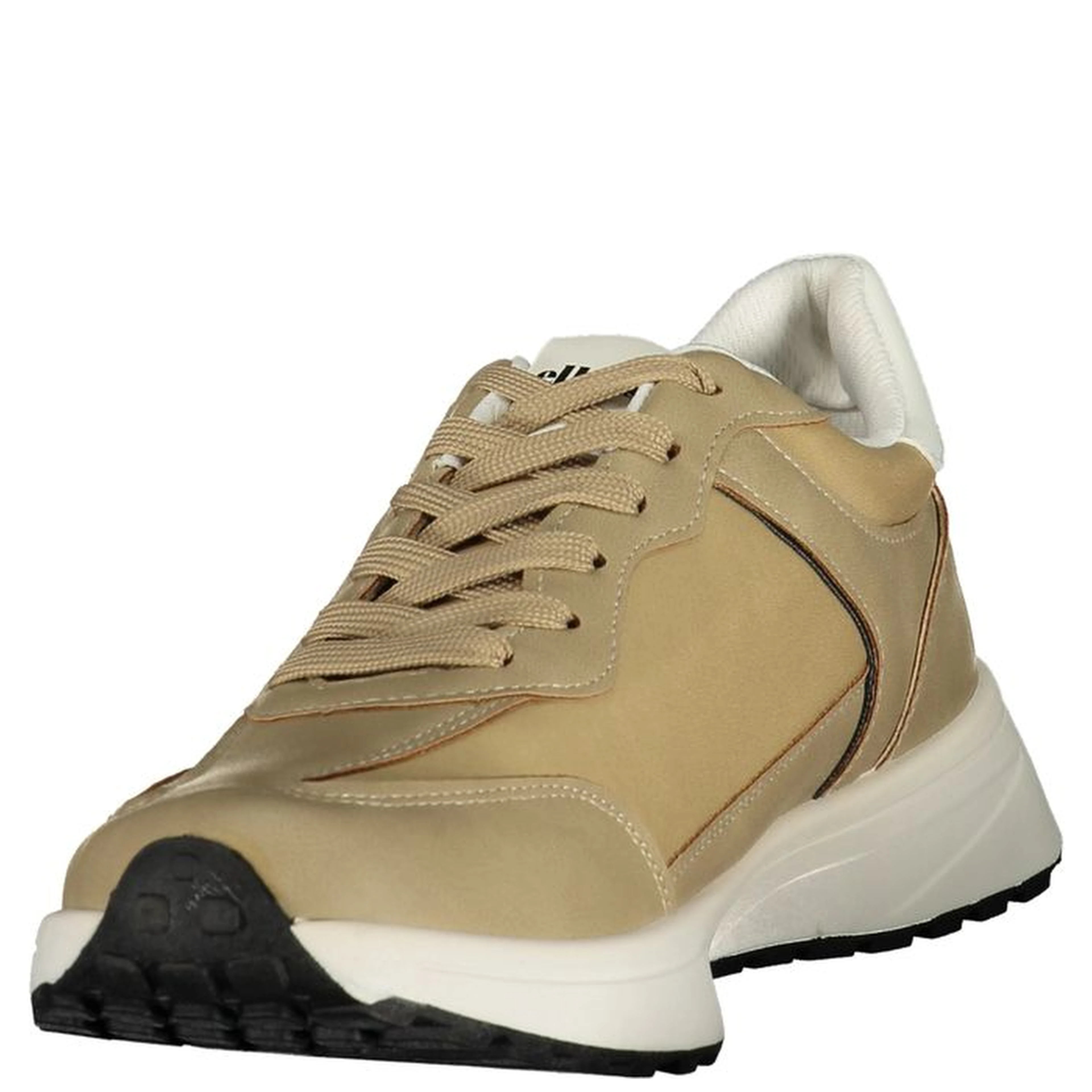 Beige Polyurethane Mens Sneaker