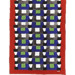 Multicolor Silk Scarf