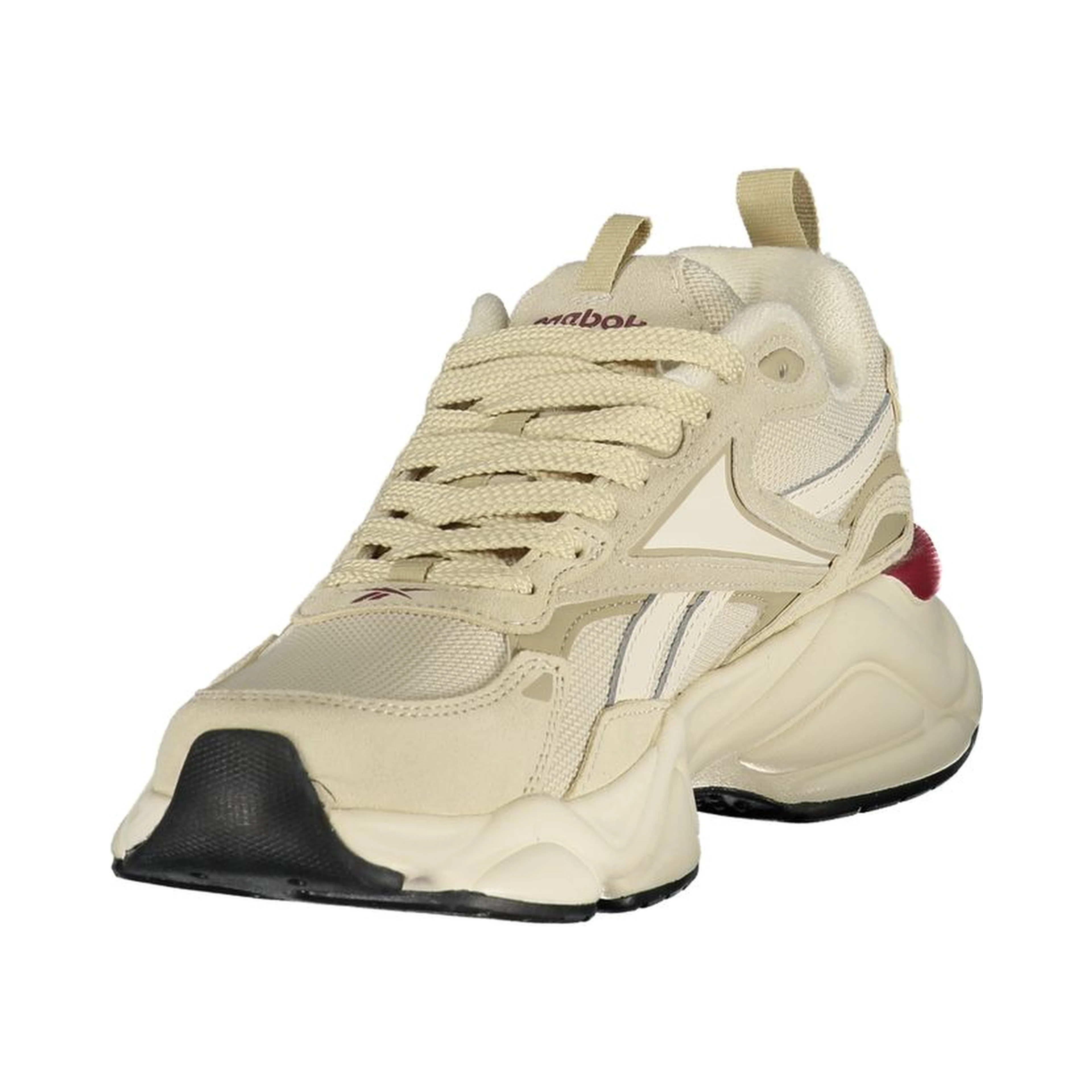 Beige Polyester Mens Sneaker
