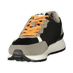 Gray Polyester Mens Sneaker