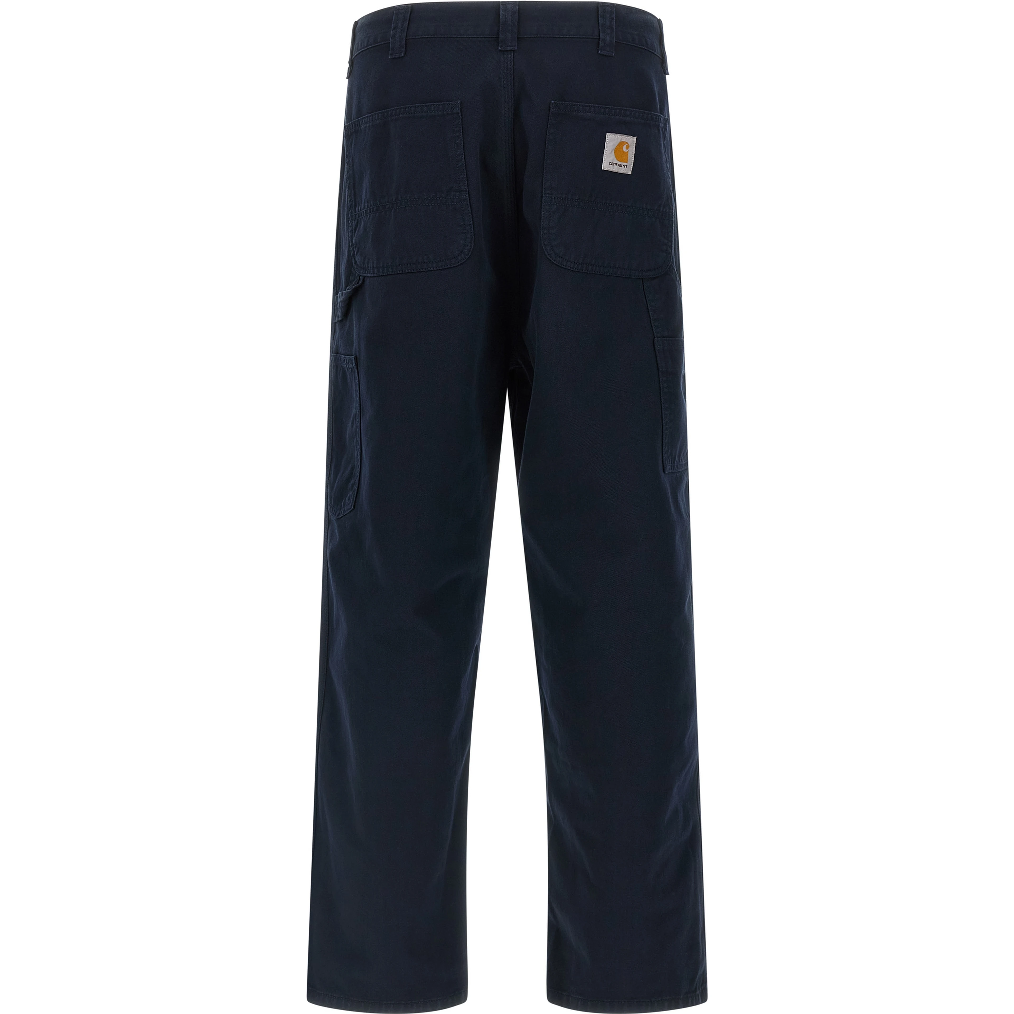 Blue Organic Cotton Casual Pants