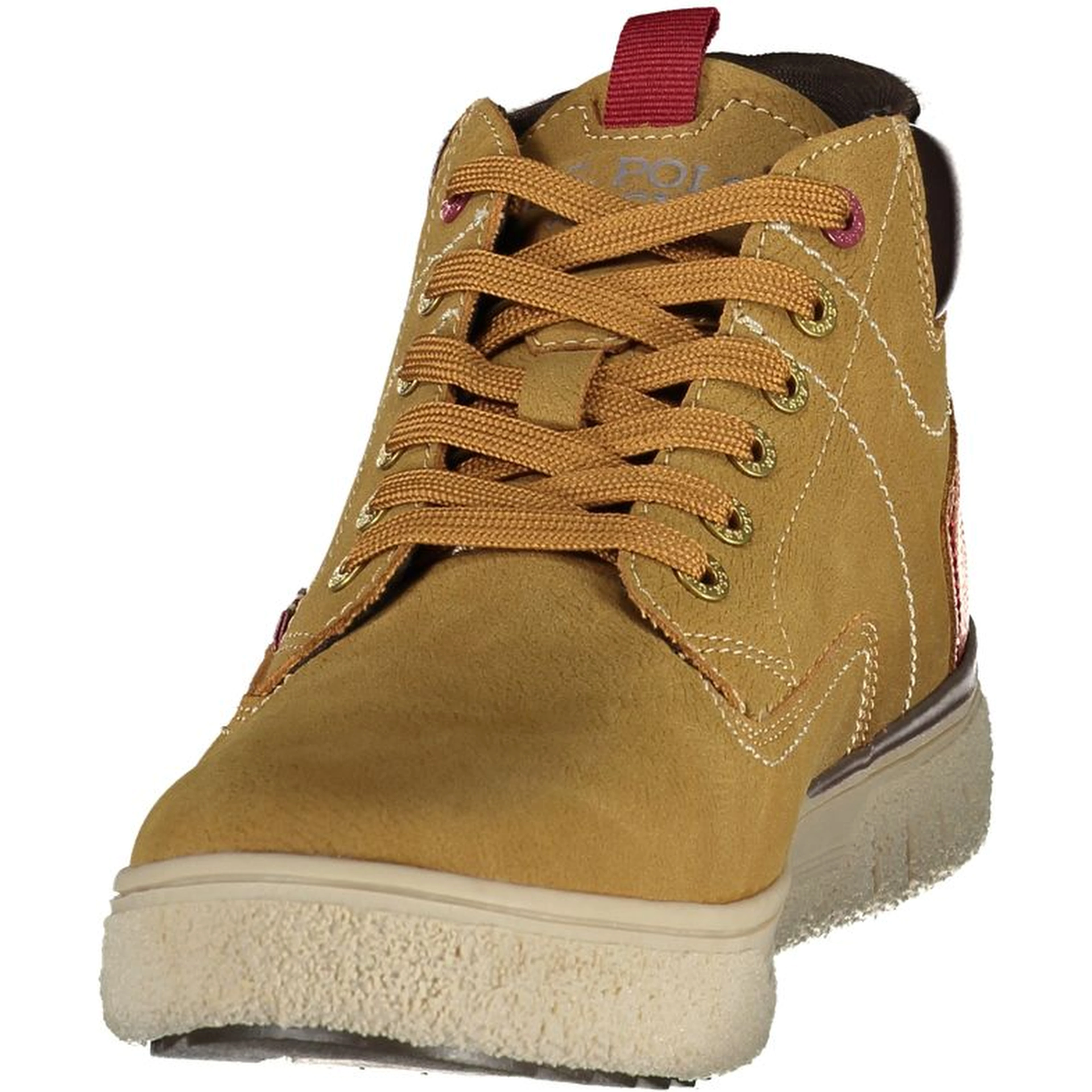 Brown Polyurethane Men's Sneaker