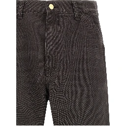 Brown Organic Cotton Casual Pants