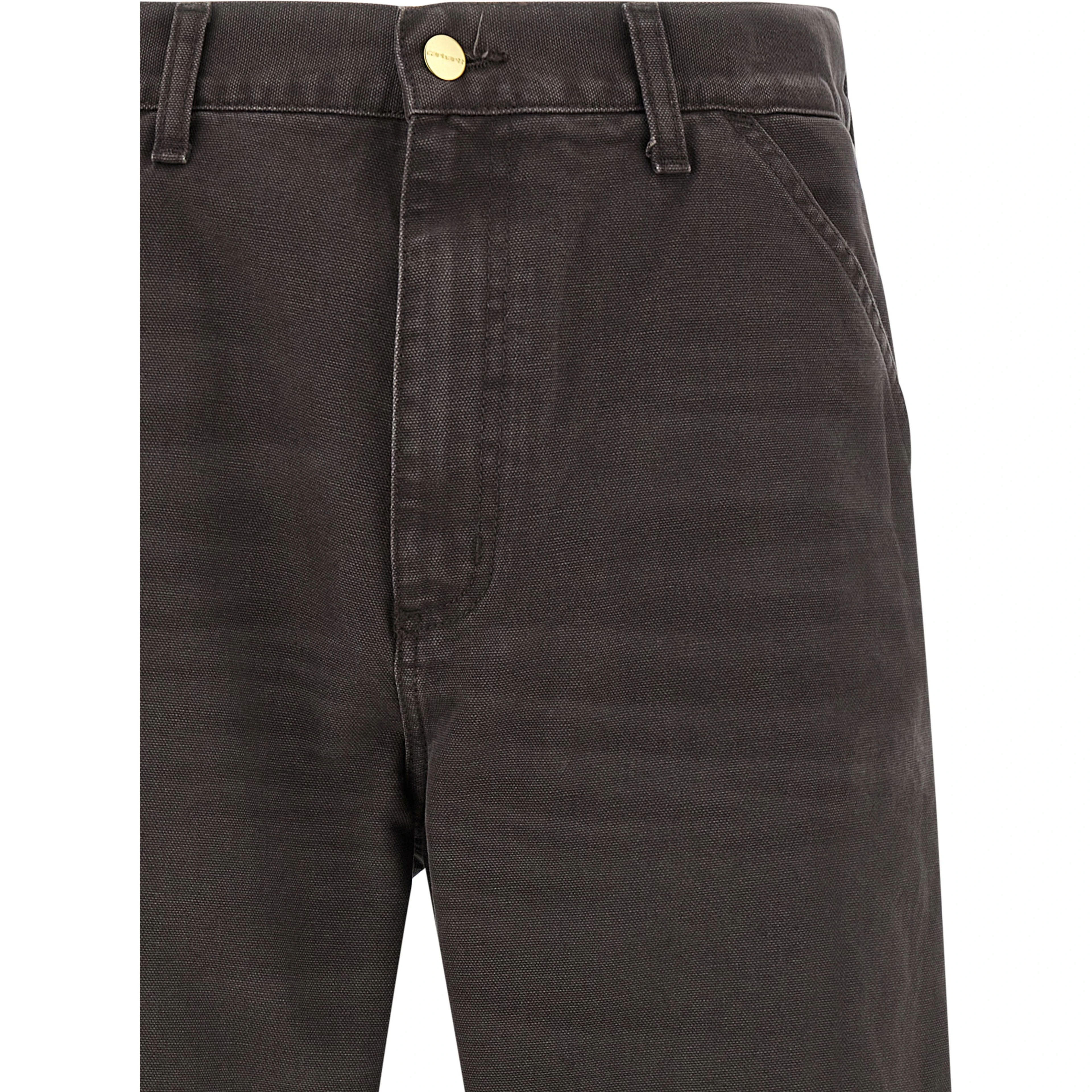 Brown Organic Cotton Casual Pants