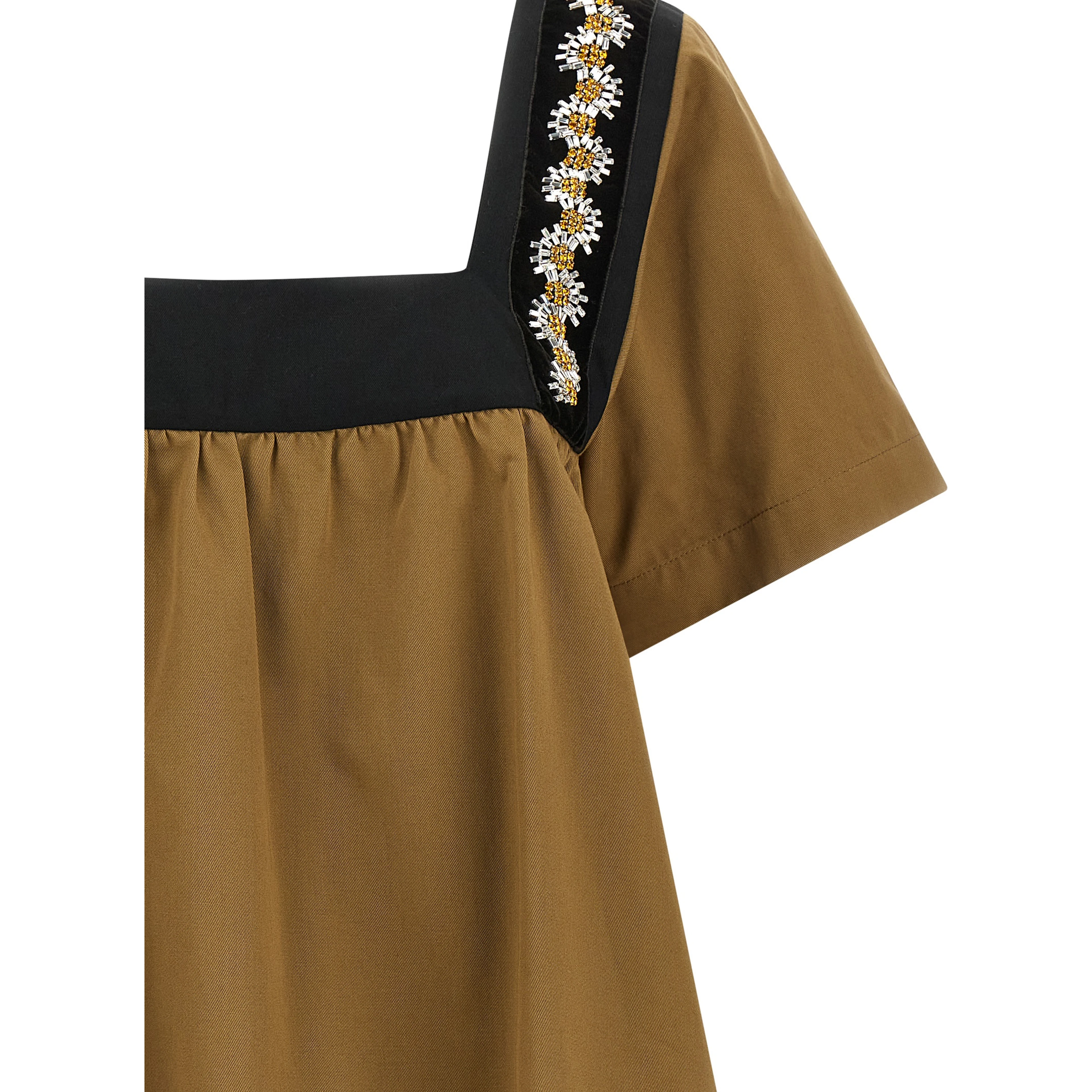 Beige Cotton Blouse