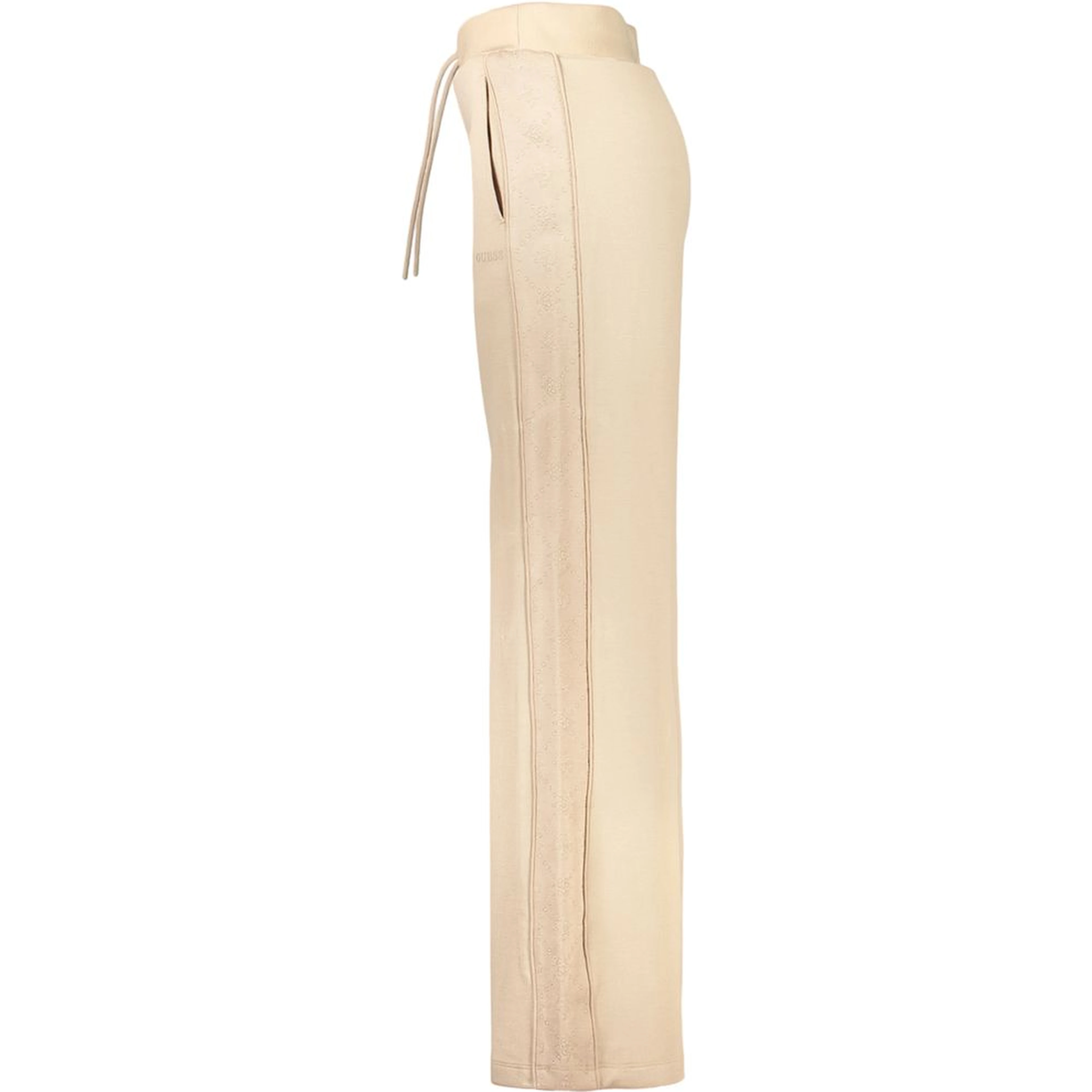 Beige Lyocell Womens Trousers