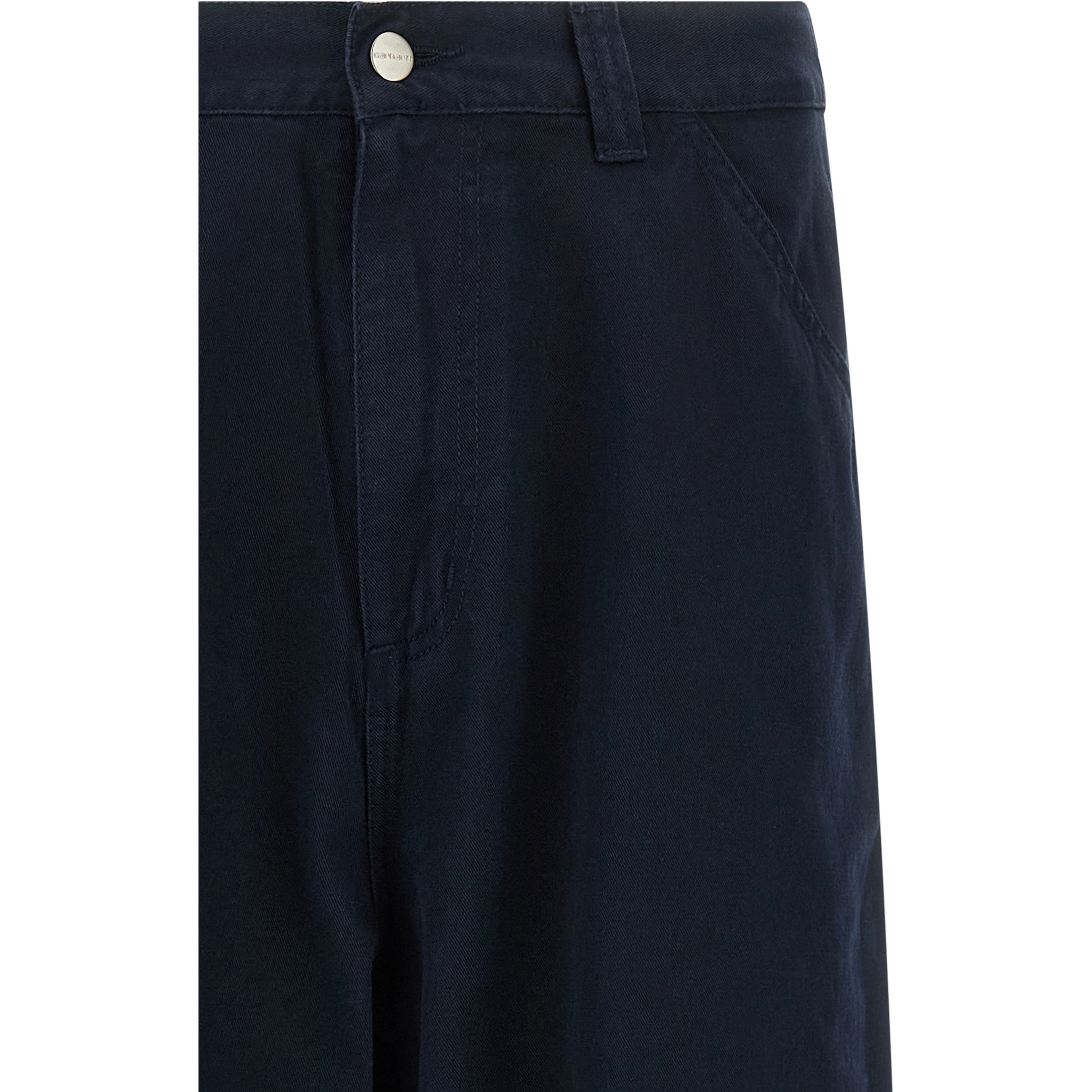 Blue Organic Cotton Casual Pants