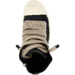 Bicolor Calfskin High Top Sneakers