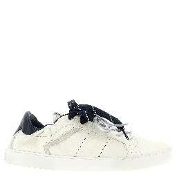 Blue Calfskin Sneakers