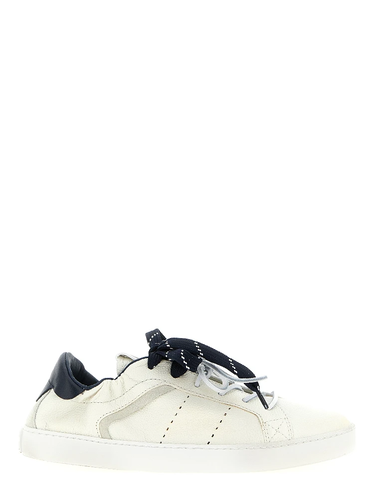 Blue Calfskin Sneakers