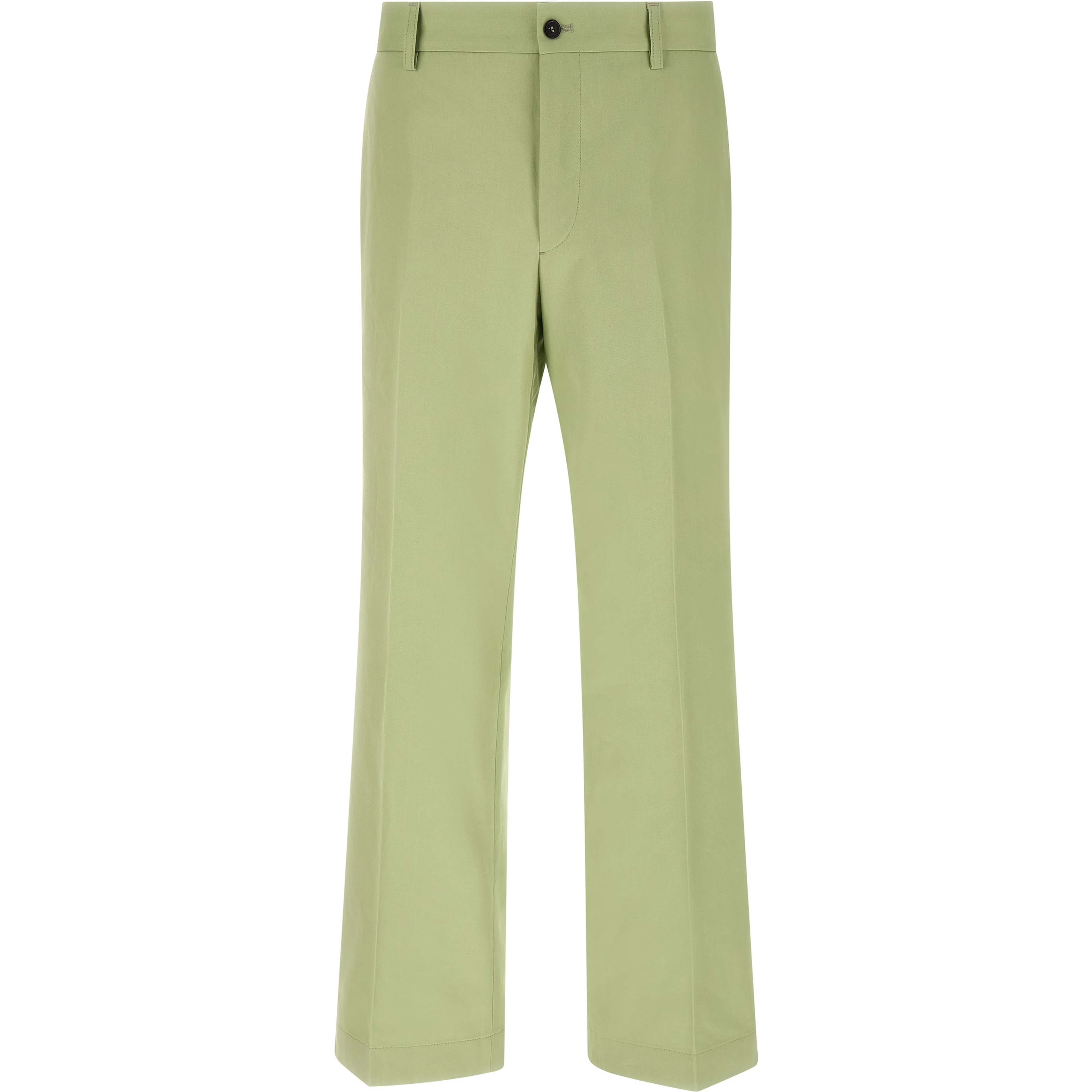 Bicolor Cotton Casual Pants
