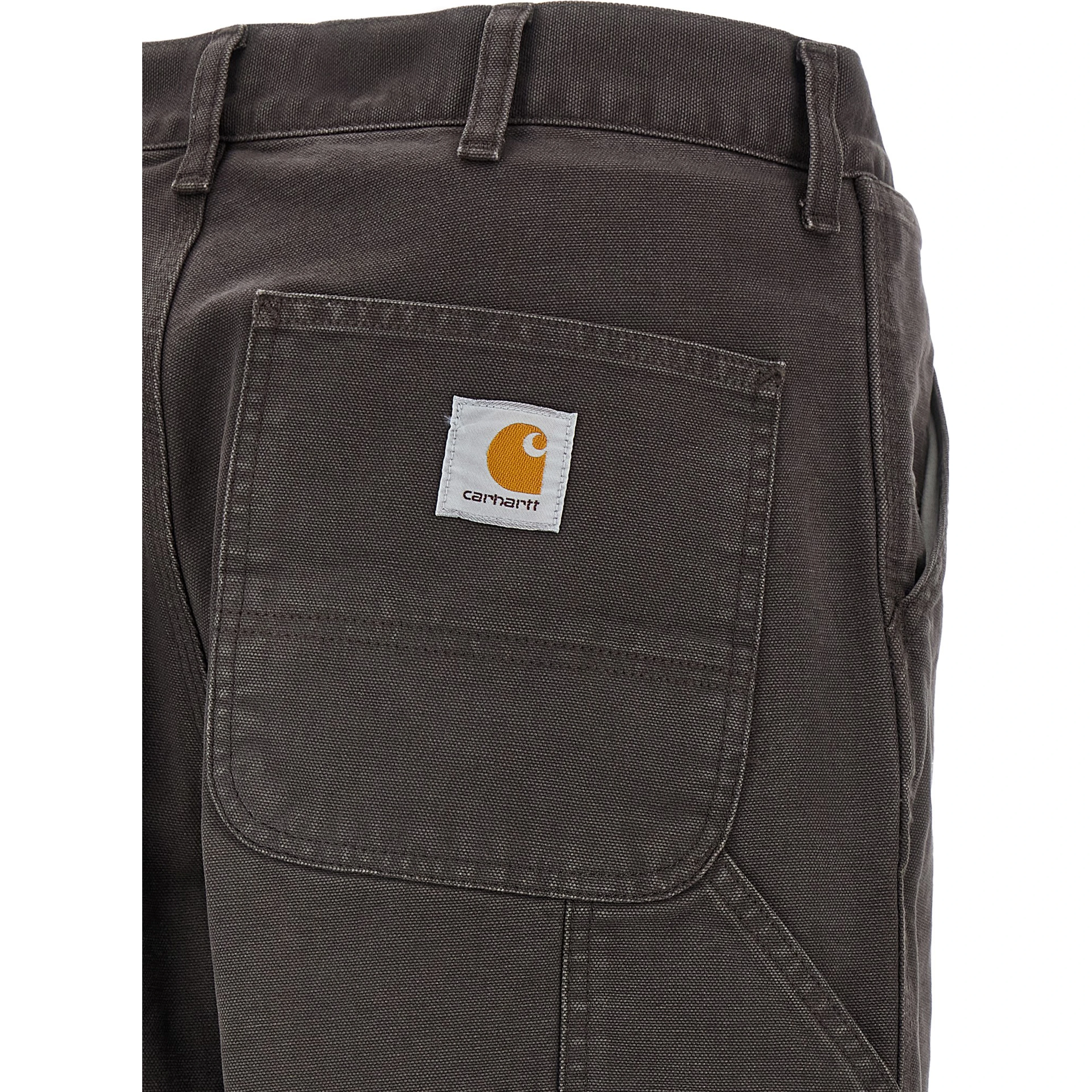 Brown Organic Cotton Casual Pants