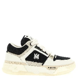 Bicolor Calfskin Athletic Sneakers