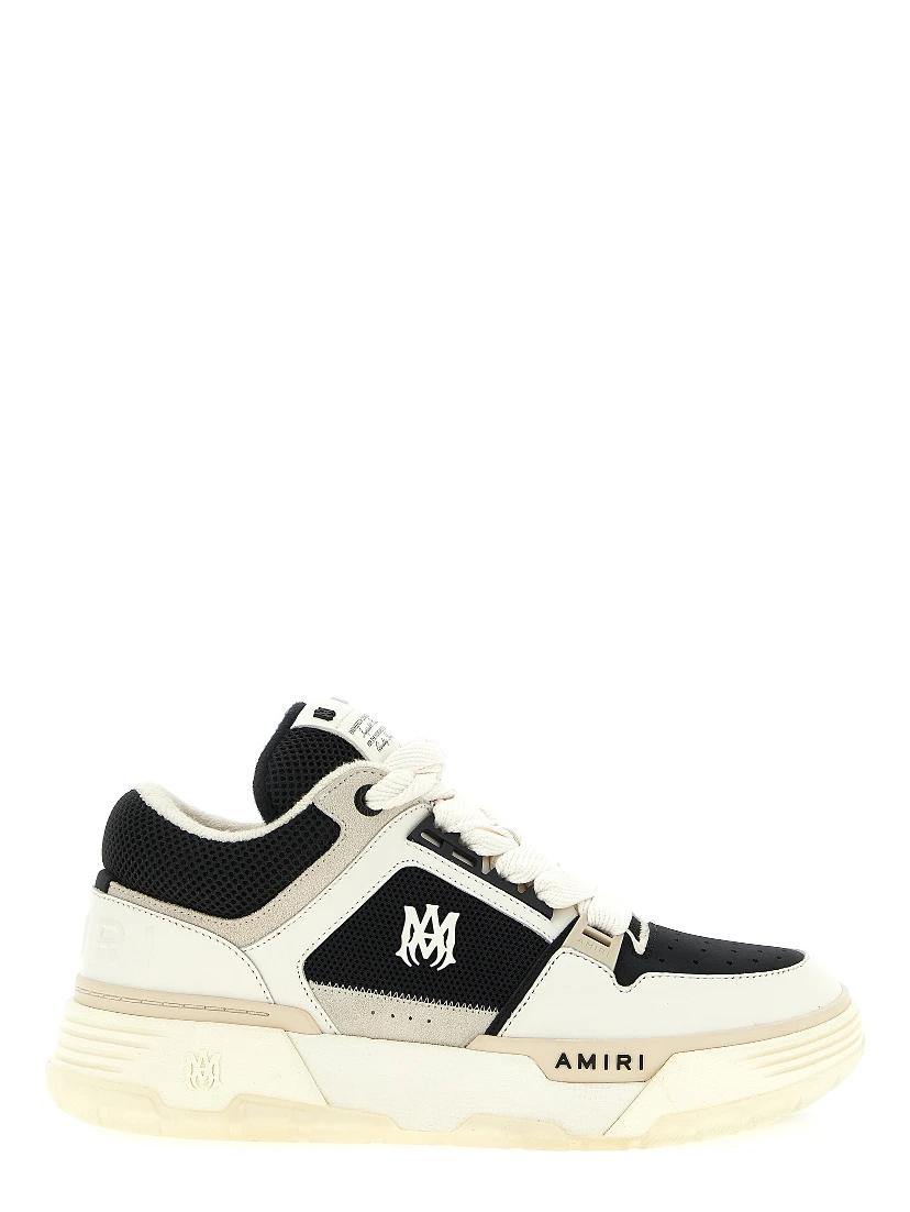 Bicolor Calfskin Athletic Sneakers