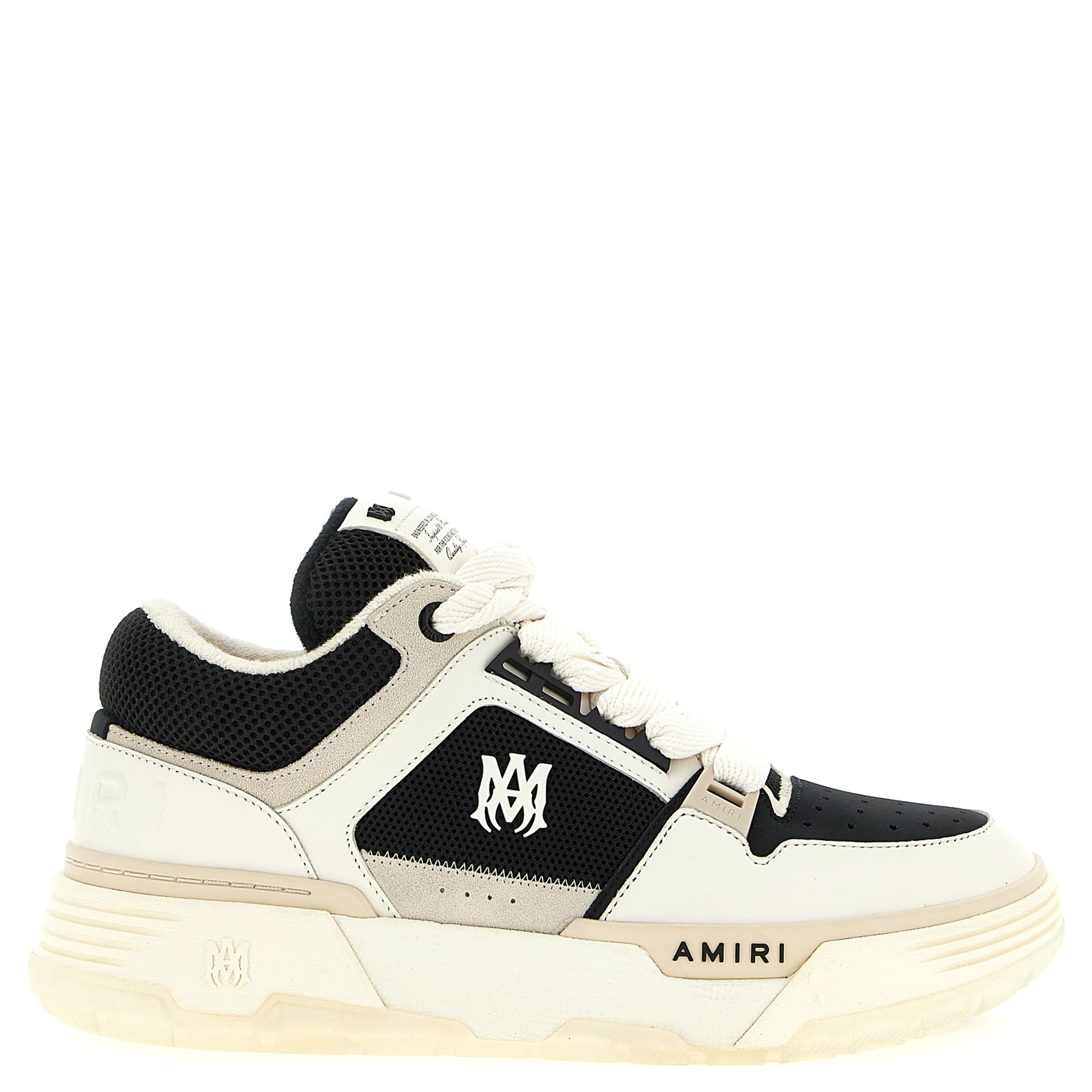 Bicolor Calfskin Athletic Sneakers