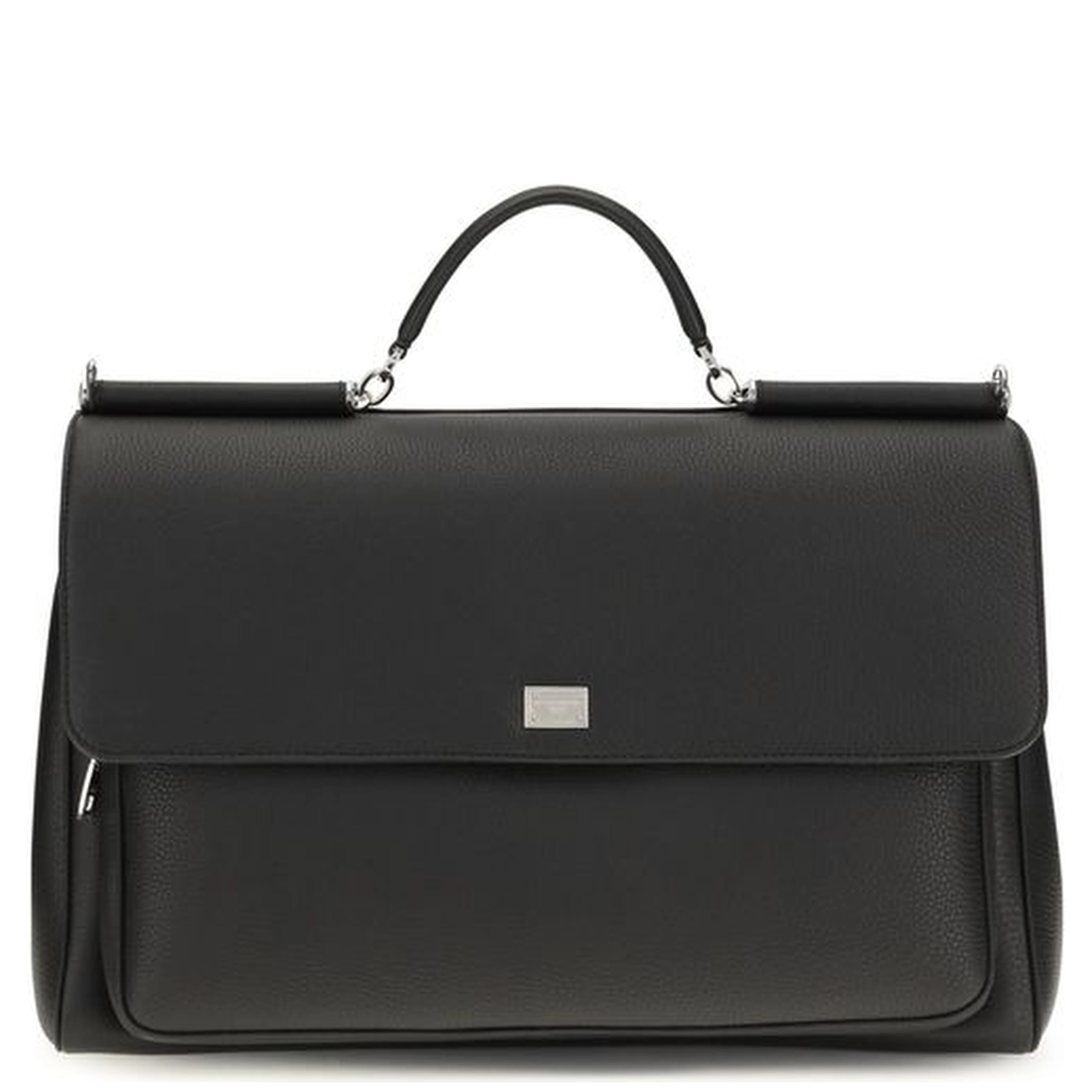 Black Calf Leather Bos Taurus Shoulder Bag