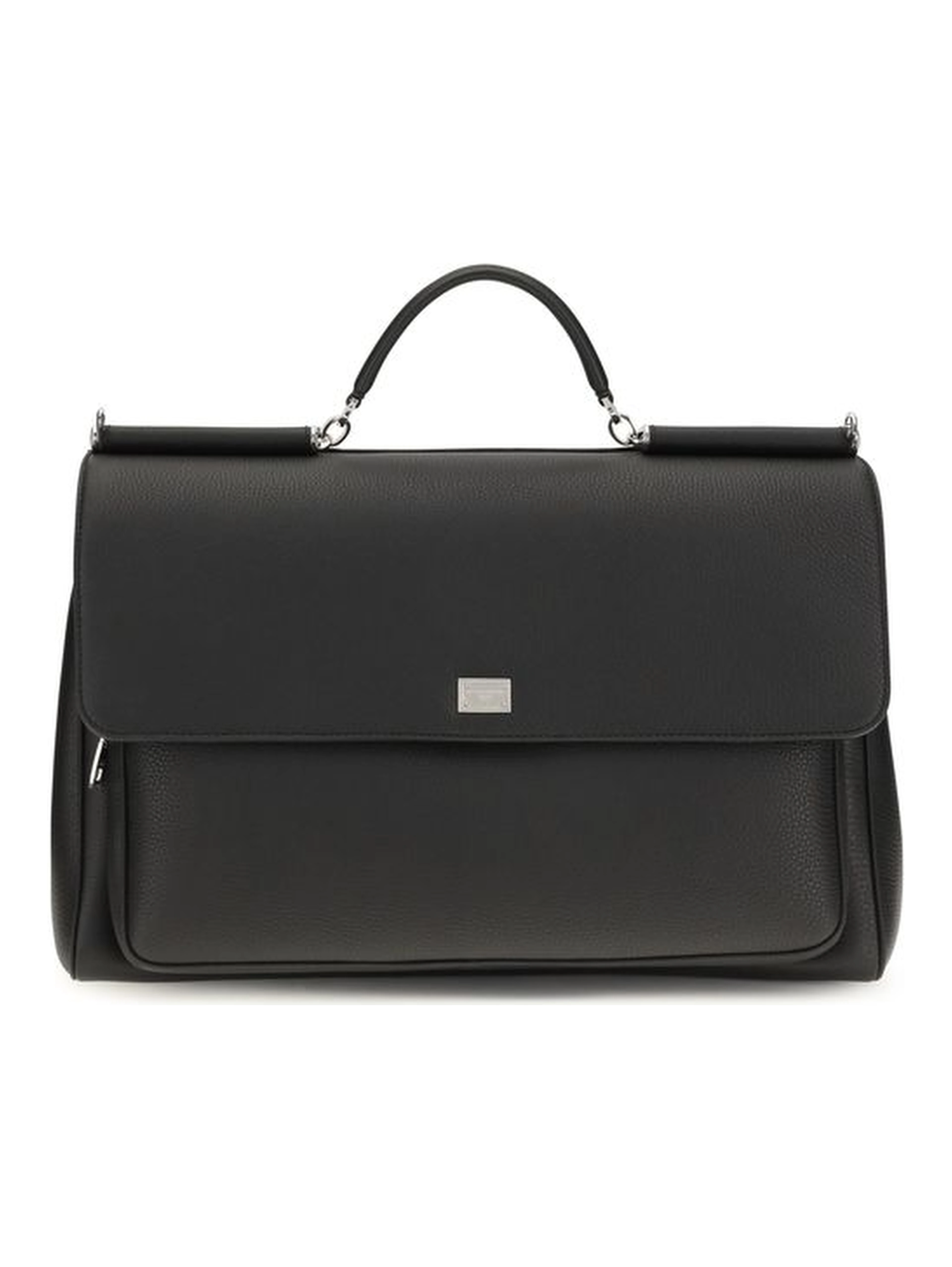 Black Calf Leather Bos Taurus Shoulder Bag