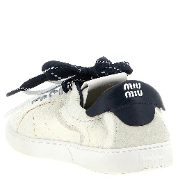 Blue Calfskin Sneakers