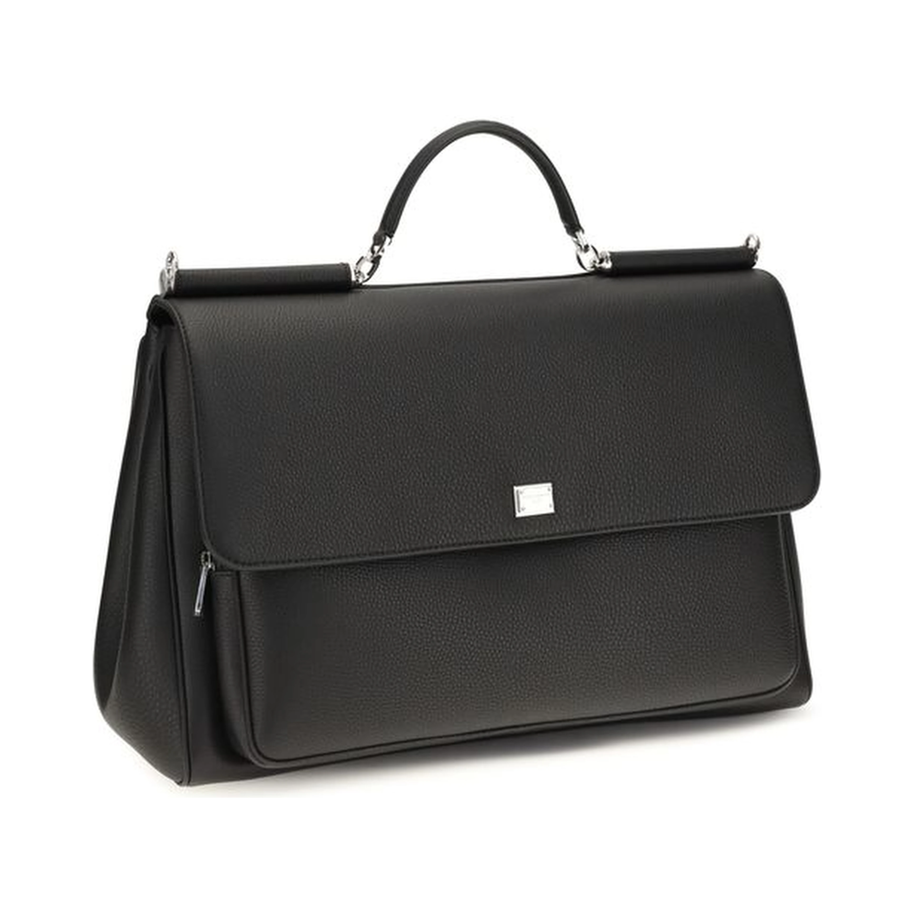 Black Calf Leather Bos Taurus Shoulder Bag