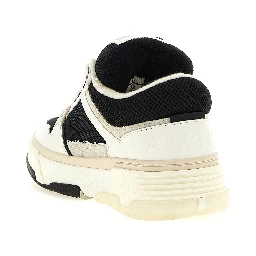 Bicolor Calfskin Athletic Sneakers
