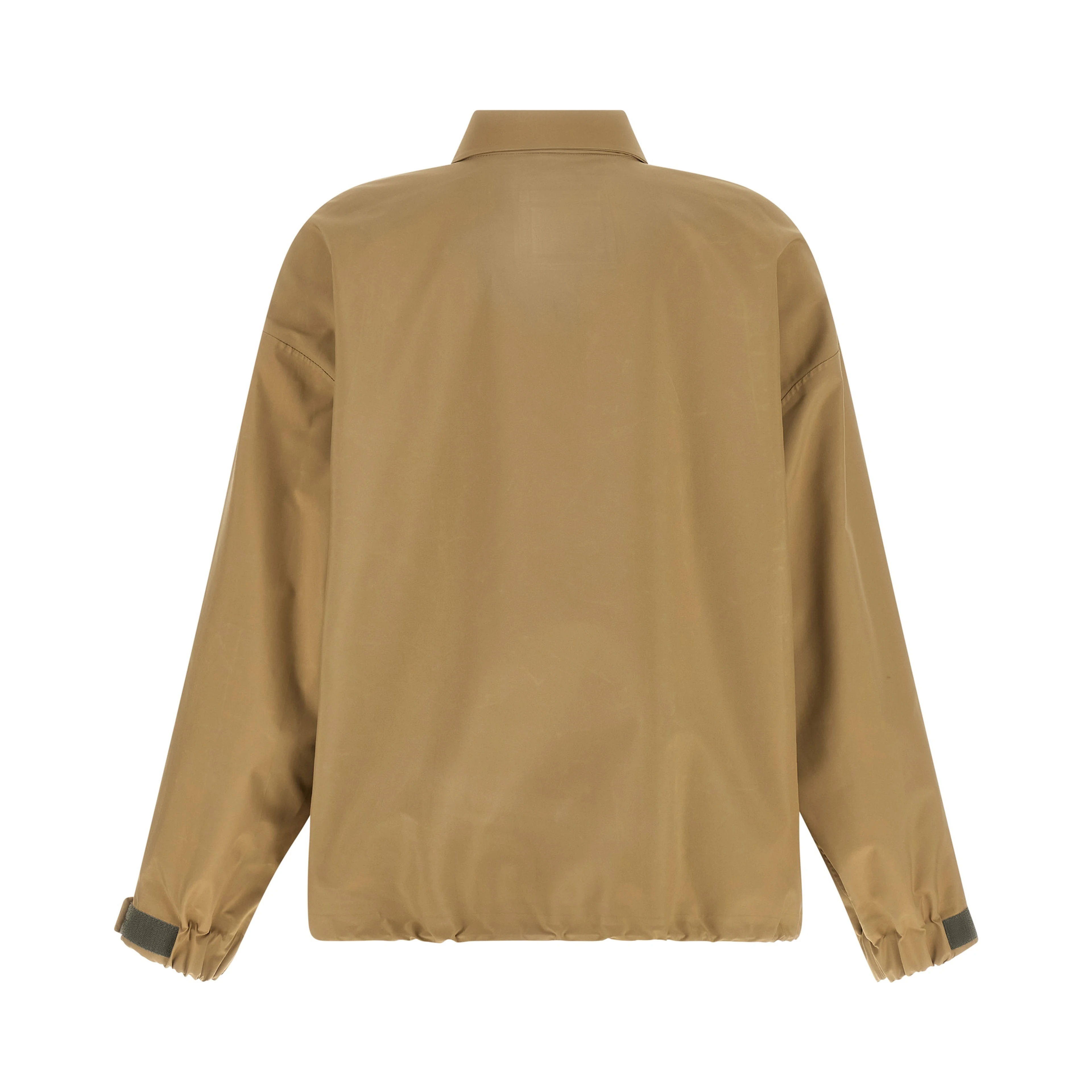 Beige Recycled Polyester Shell Jacket