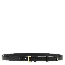 Black Calfskin Regular Belt